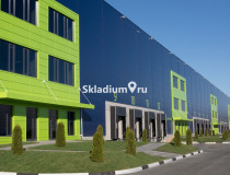 Вид здания. Сухой склад (+18) Склад Dockland Тульская обл, Ленинский р-н, деревня Нижнее Елькино, д 77, 6 514 м2 фото 3